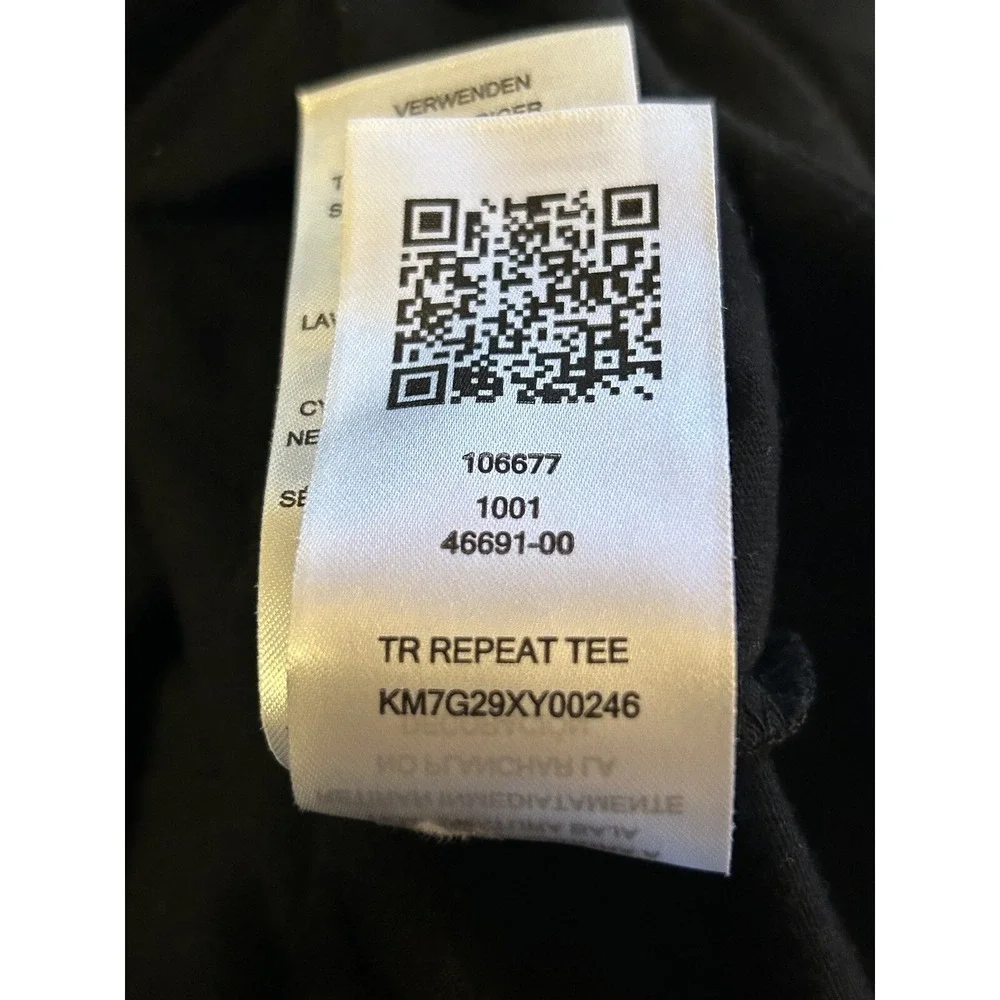 True Religion Men's 2XL - T-Shirt Graphic Logo - Short Sleeve - Black - XXL Tee